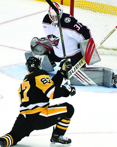 Pens come back from 4 down to win
